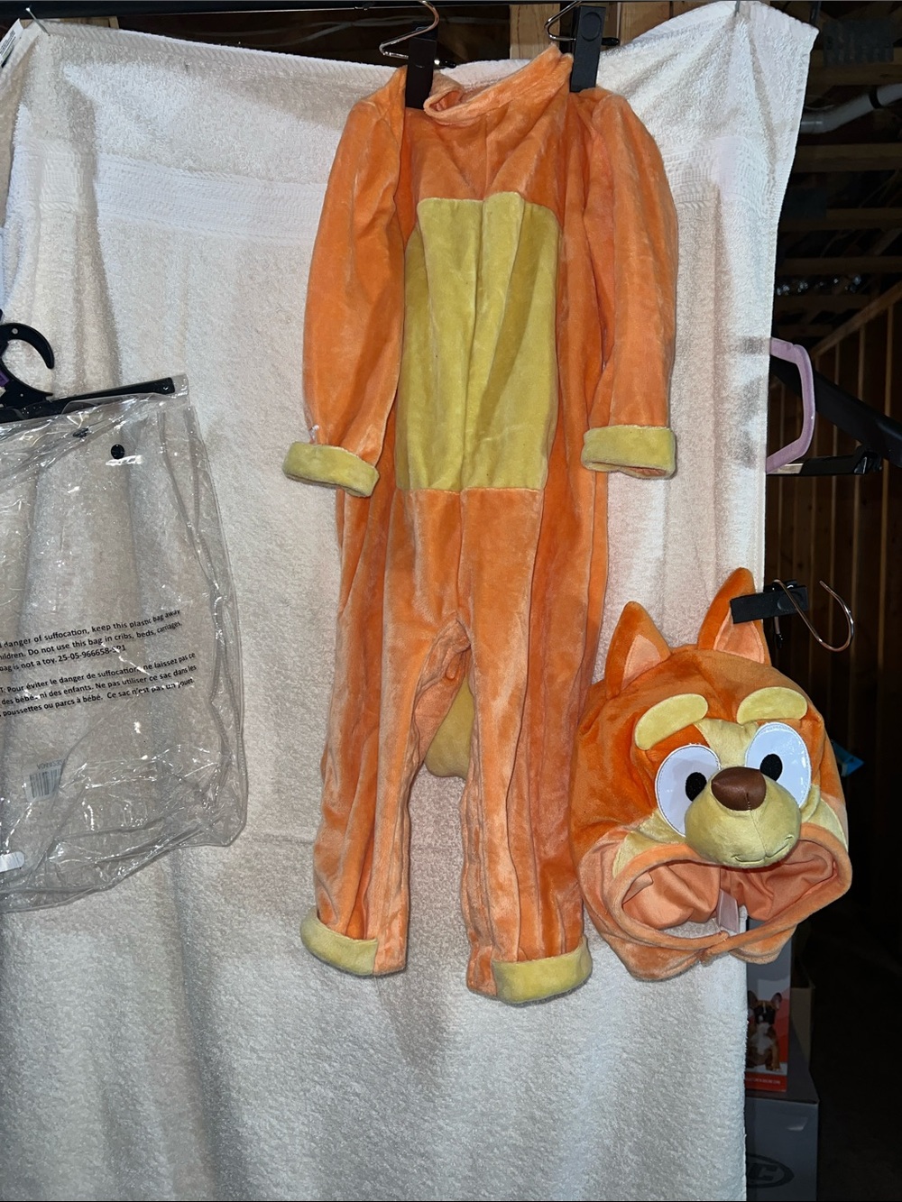Bluey Orange Plush Fox Costume 12-18mth